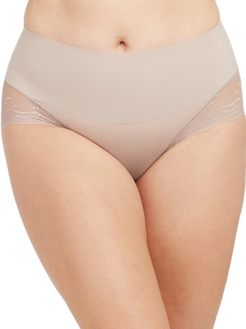 Spanx Undie-tectable® Lace Hi-hipster Panty In Latte