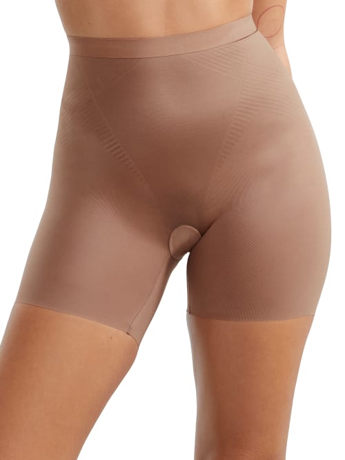 Shop Spanx Thinstincts 2.0 Firm-control Girl Short In Cafe Au Lait