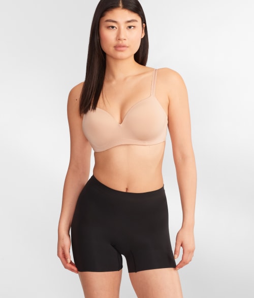 Shop Spanx Everyday Seamless Shorty In Black