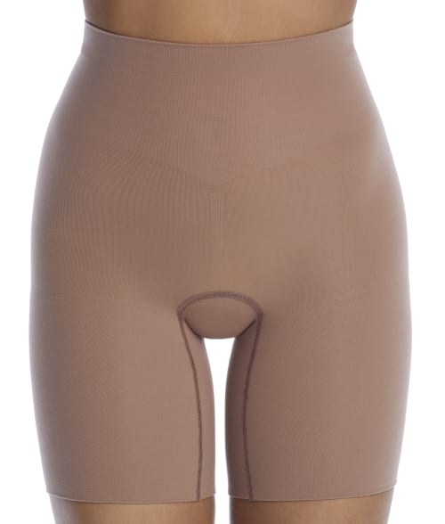 Spanx Power Series Medium Control Shorts In Chestnut Brown