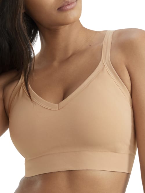Ecocare Longline Bralette In Toasted Oatmeal
