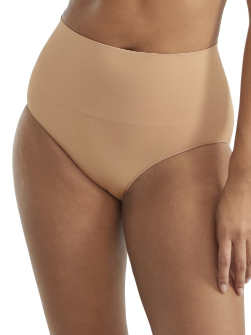 Spanx Ecocare High-waist Firm Control Brief In Toasted Oatmeal