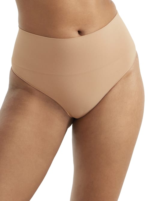 Spanx Ecocare Firm Control Thong In Light Orchid