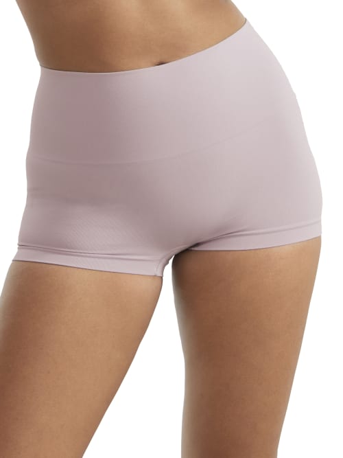 Spanx Ecocare High-waist Firm-control Boyshort In Light Orchid
