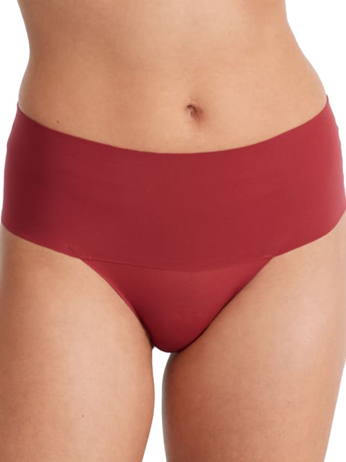 Spanx Undie-tectable Thong In Wild Rose