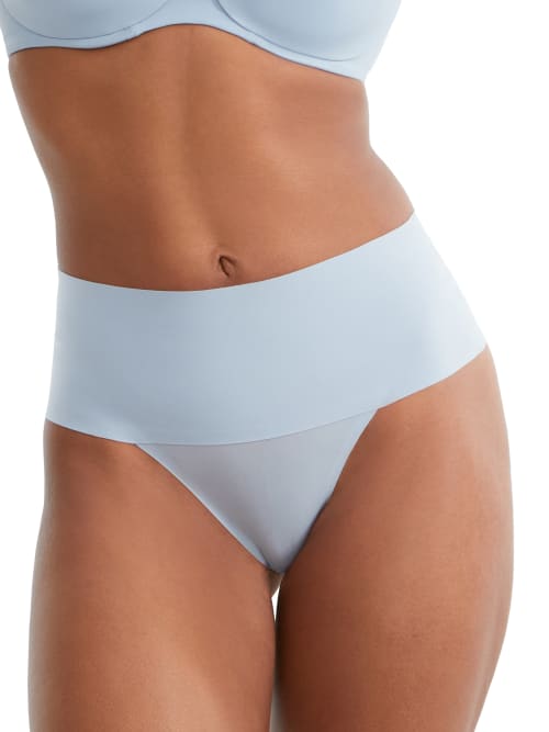 Spanx Undie-tectable Thong In Antique Blue