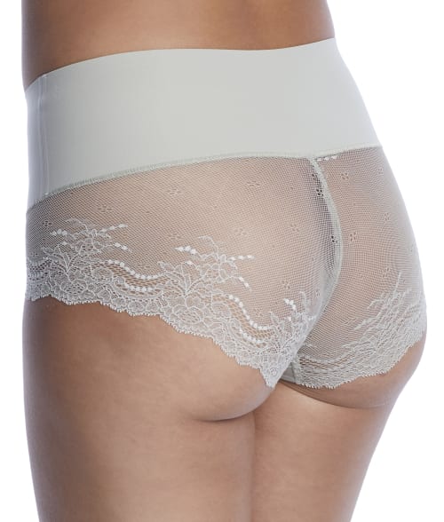 Spanx Undie-tectable Lace Hipster In Celadon