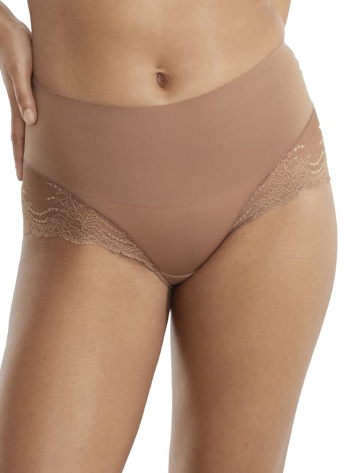 Shop Spanx Undie-tectable Lace Hipster In Cafe Au Lait