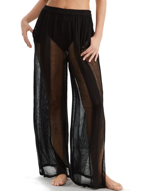 SUNSETS BREEZY BEACH PANTS COVER-UP