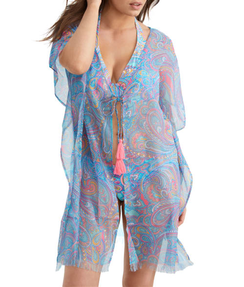 Sunsets Paisley Pop Maldives Tunic Cover-up