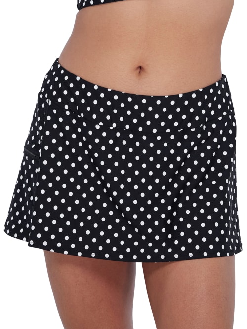 Printed Sporty Skirted Bikini Bottom