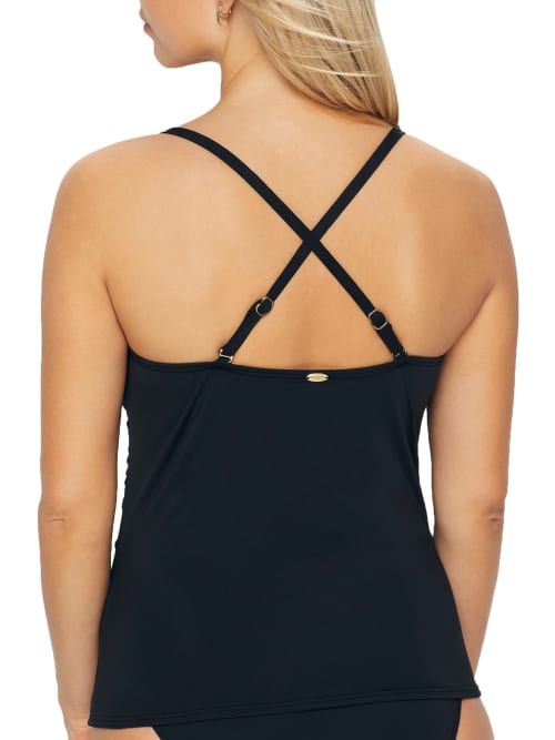 Black Simone Tankini Top