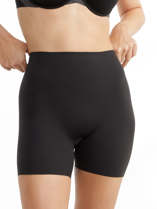 Shop Tc Fine Intimates Sleek Essentials Firm Control Bike Shorts In Black