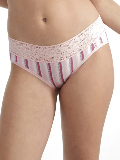  Tommy John Women's Underwear, Lace Thong, Cool Cotton