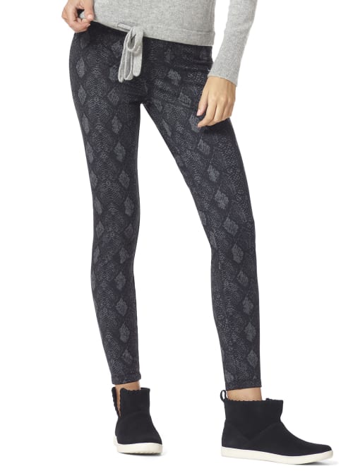 Hue Women's Reset Reversible Ponte Leggings In Snake