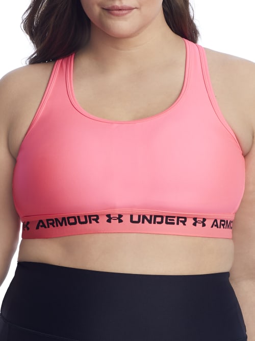 UNDER ARMOUR PLUS SIZE MID IMPACT CROSSBACK WIRE-FREE SPORTS BRA