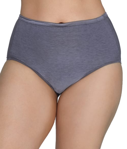 Vanity Fair Plus Size Illumination Brief In Steele Violet