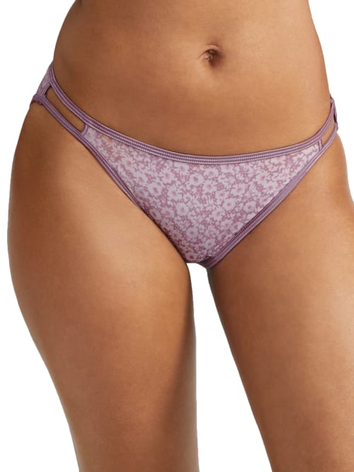 Vanity Fair Illumination String Bikini Underwear 18108 In Midtown Floral Print