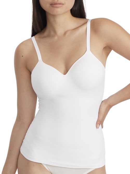Shop Vanity Fair Firm Control Shaping Camisole In Star White
