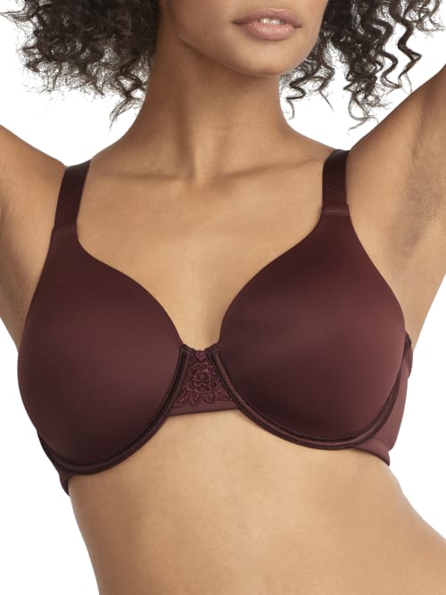 Vanity Fair Beauty Back Smoother T-shirt Bra In Flushed Fig