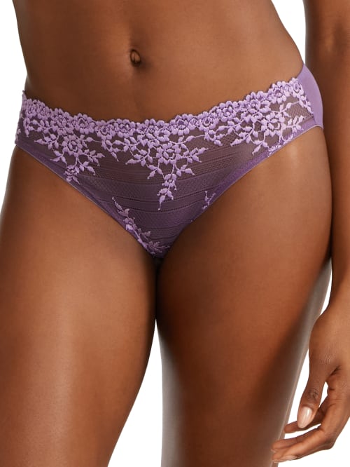 Wacoal Embrace Lace Bikini Underwear 64391 In Micro,tourmaline