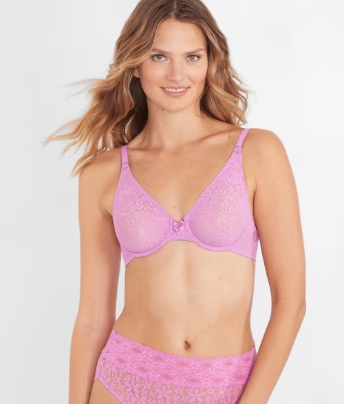 Shop Wacoal Halo Lace Convertible Bra In First Bloom