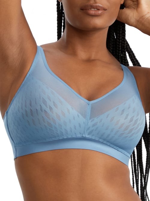 Wacoal Elevated Allure Wire-free Bra In Provincial Blue