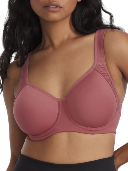 Wacoal Lindsey Sport Contour Underwire Sports Bra In Baroque Rose