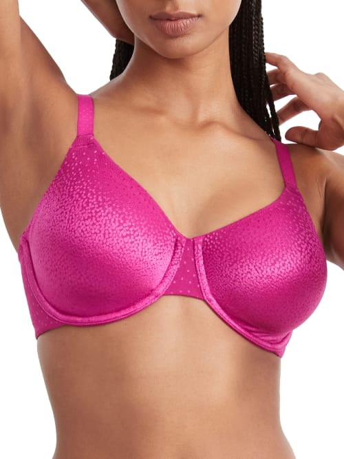 Wacoal Back Appeal Jacquard Underwire Bra In Festival Fuchsia