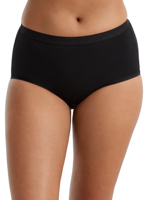 Wacoal Understated Cotton Full Brief In Black