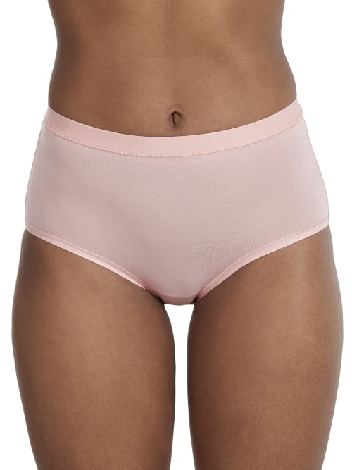 Wacoal Understated Cotton Full Brief In Zephyr Pink