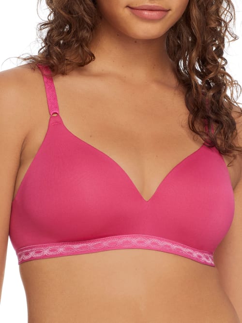 Warner's Cloud 9 Wireless Contour Comfort Bra 1269 In Lilac Rose