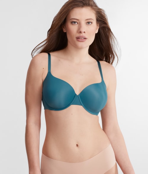 Shop Warner's No Side Effects T-shirt Bra In Mediterranean