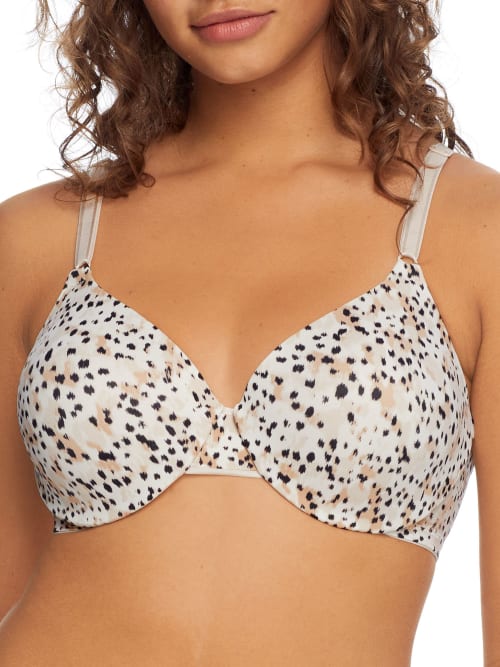 Warner's This Is Not A Bra T-shirt Bra In Butterscotch Animal