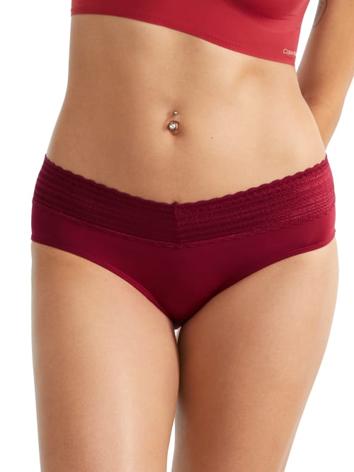 Warner's Warners No Pinching, No Problems Dig-Free Comfort Waist with Lace  Microfiber Hipster 5609J