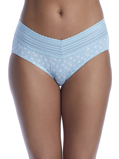 Warner's No Pinches No Problems Cotton Lace Hipster Underwear Ru1091p In  Toasted Almond