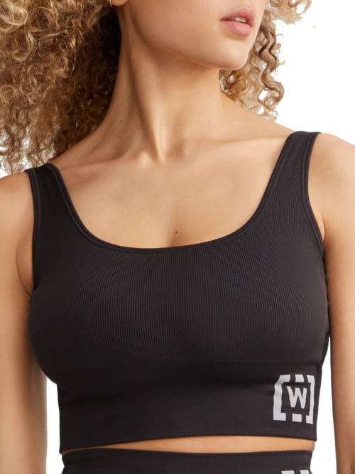 Wolford Shaping Athleisure Wire-free Sports Bra In Black