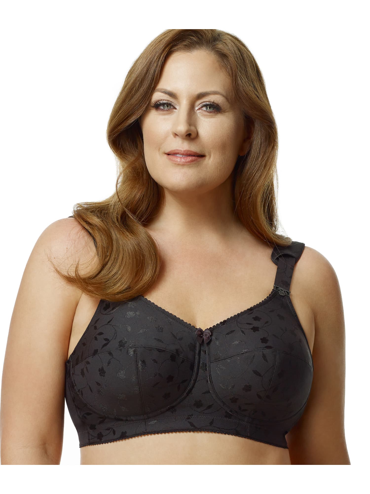 Size 40K Full Coverage Plus Size Bras: Cups B-K