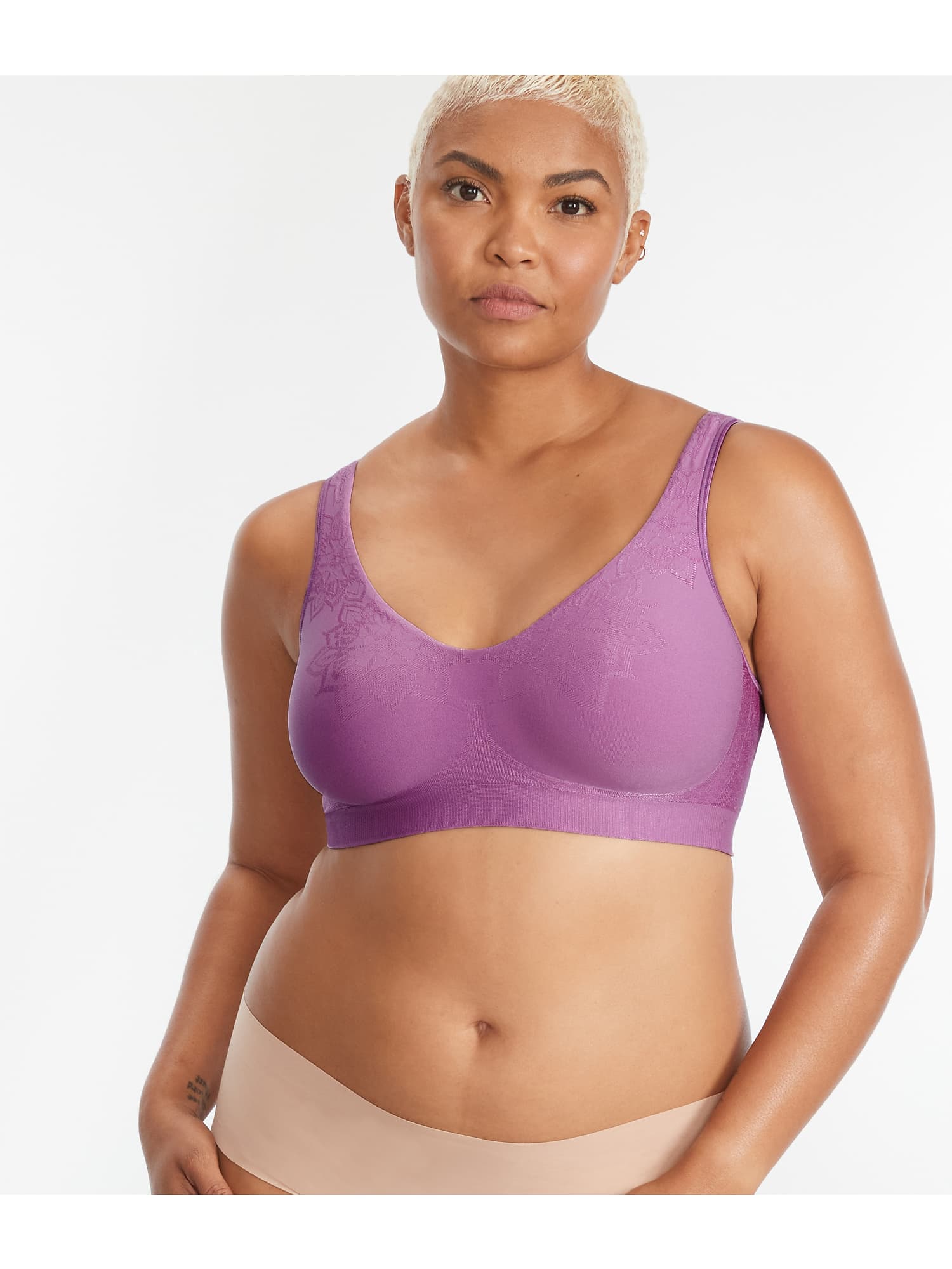 Bali Women's Comfort Revolution Wirefree Bra with Smart Sizes, Nude, Large  : : Clothing, Shoes & Accessories