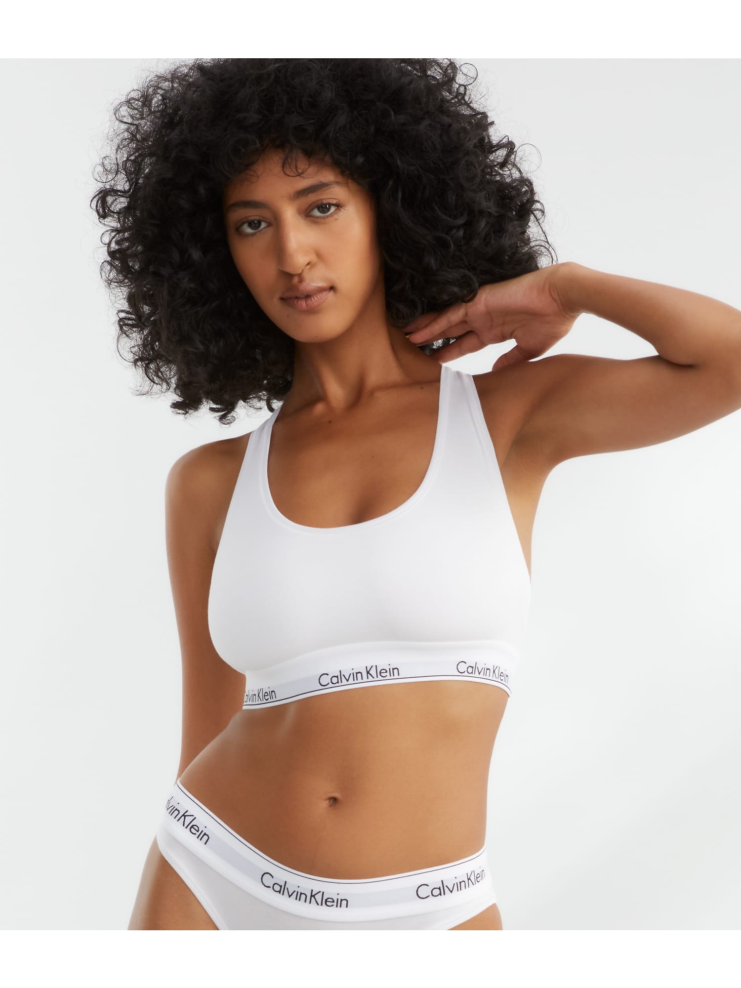 Calvin Klein Modern Cotton Racerback Bralette - Women's