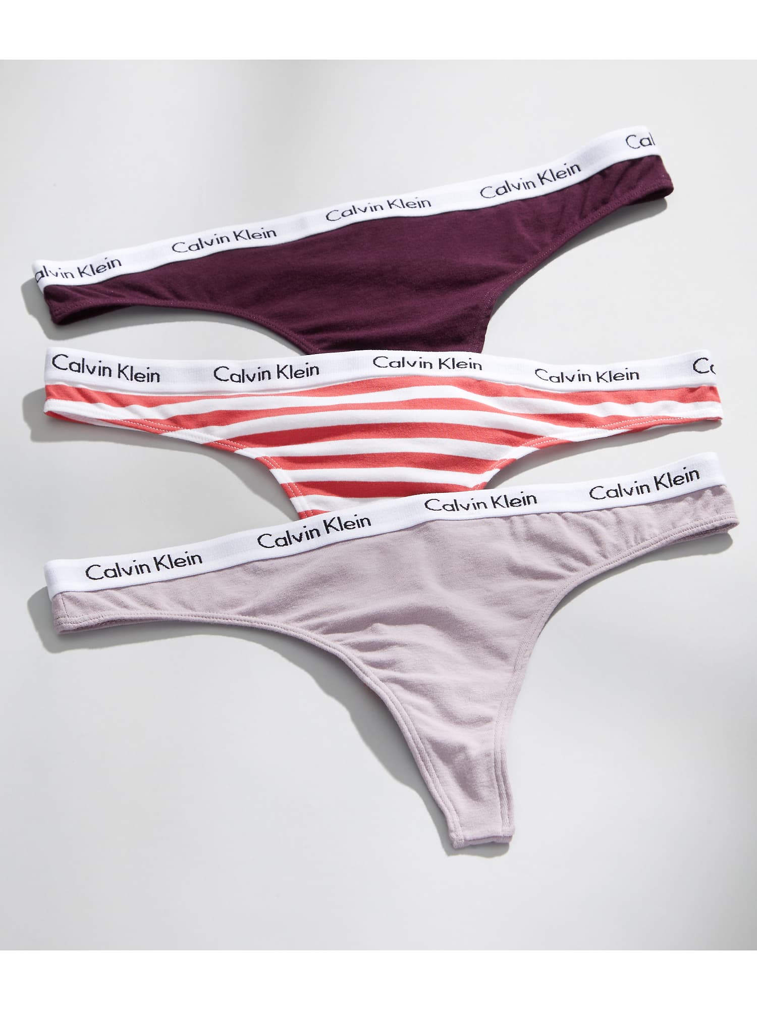 Calvin Klein Carousel Thong 3-Pack - Women's