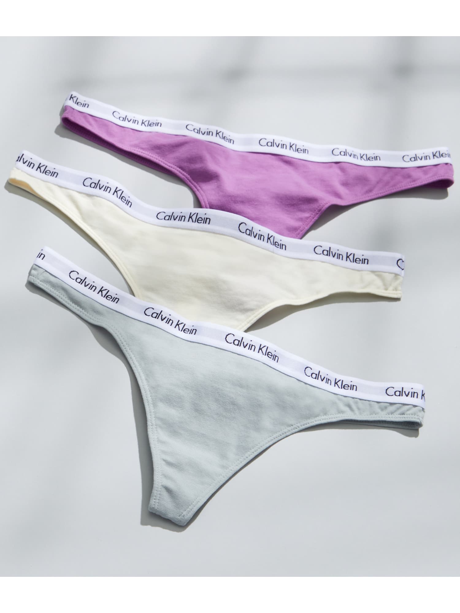 Calvin Klein Carousel Thong 3-Pack - Women's