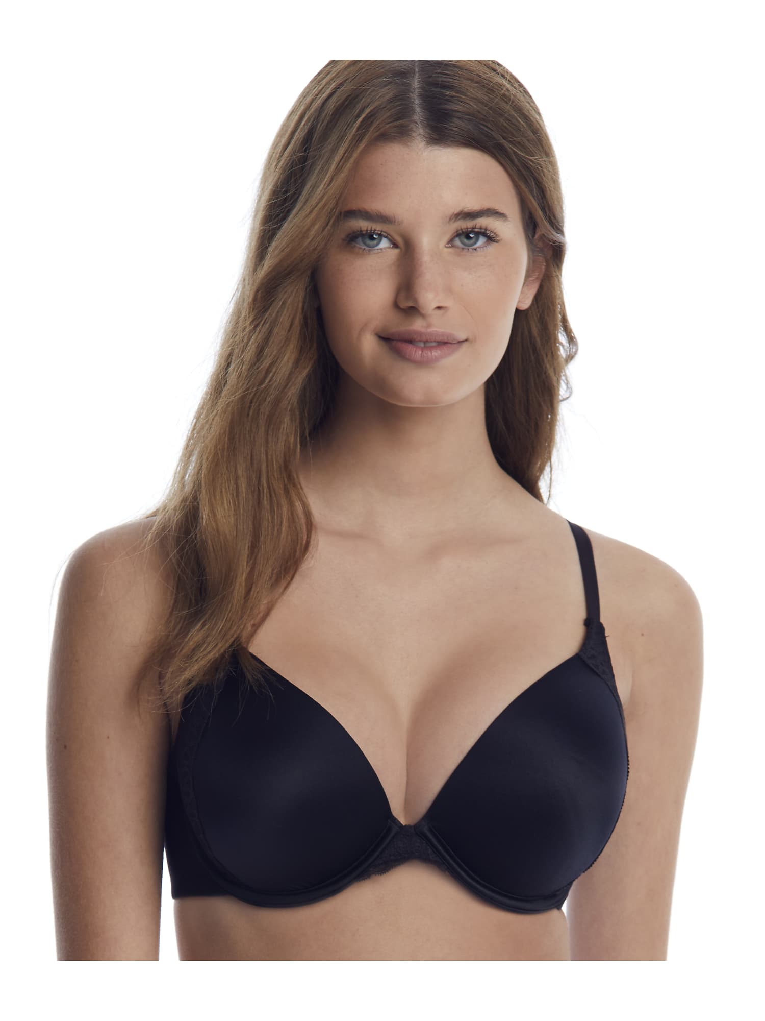 Maidenform 9428 Natural Boost Demi Bra Size 38b Black For Sale Online Ebay 4770