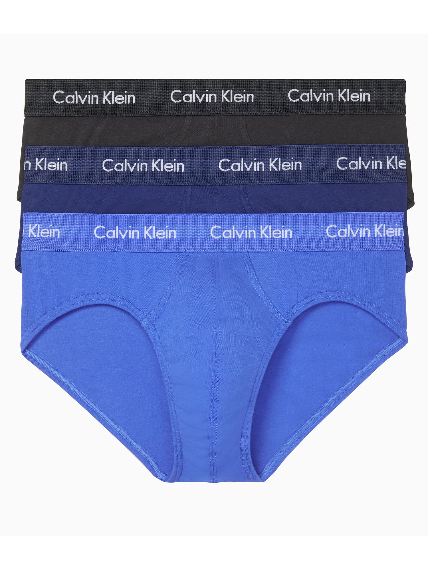 Calvin Klein Cotton Stretch Hip Brief 3-Pack Underwear - Men's | eBay