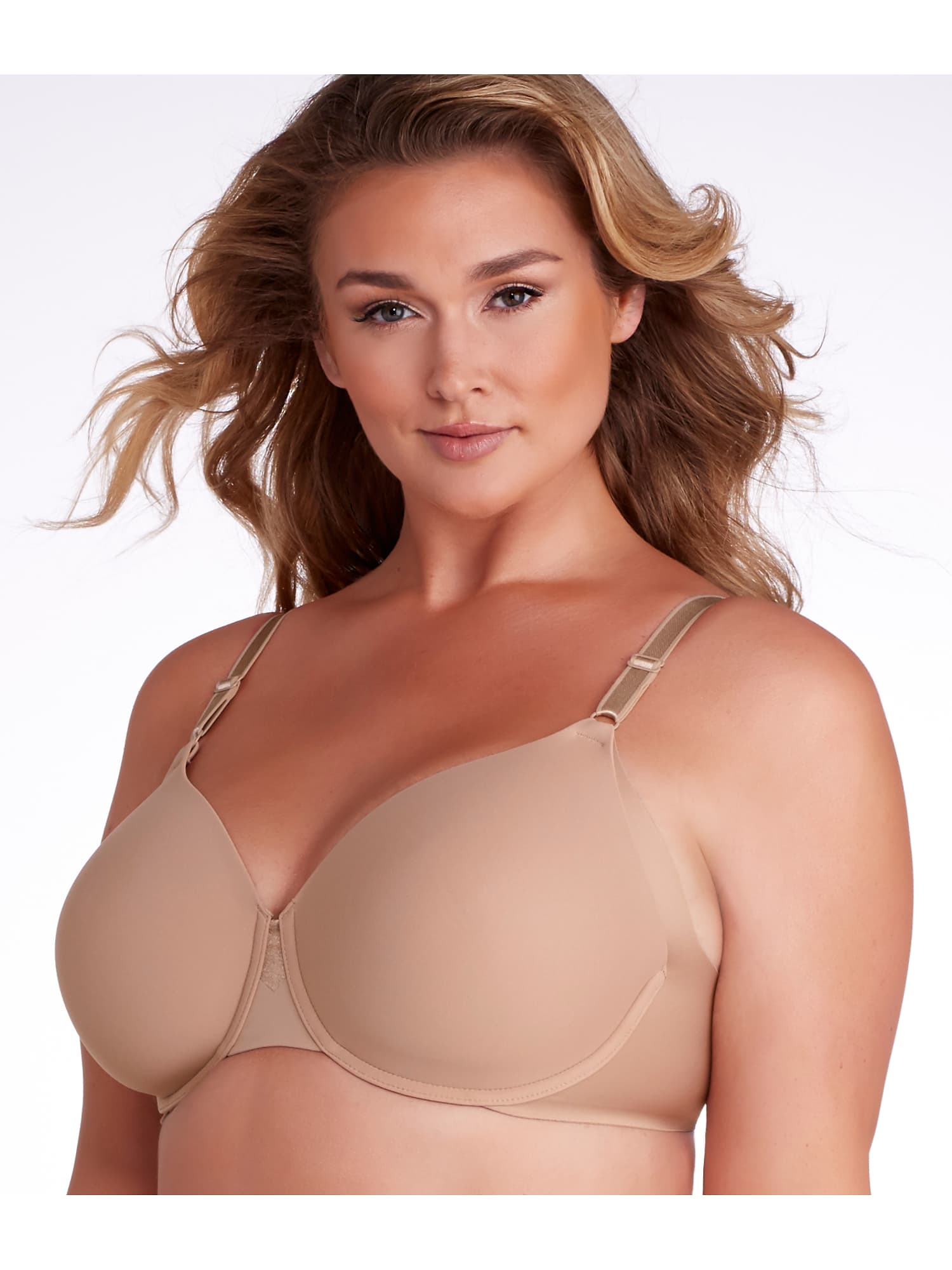 Buy Olga Women's Plus Size No Side Effects Underwire Contour Bra,  rosewater, 36C at