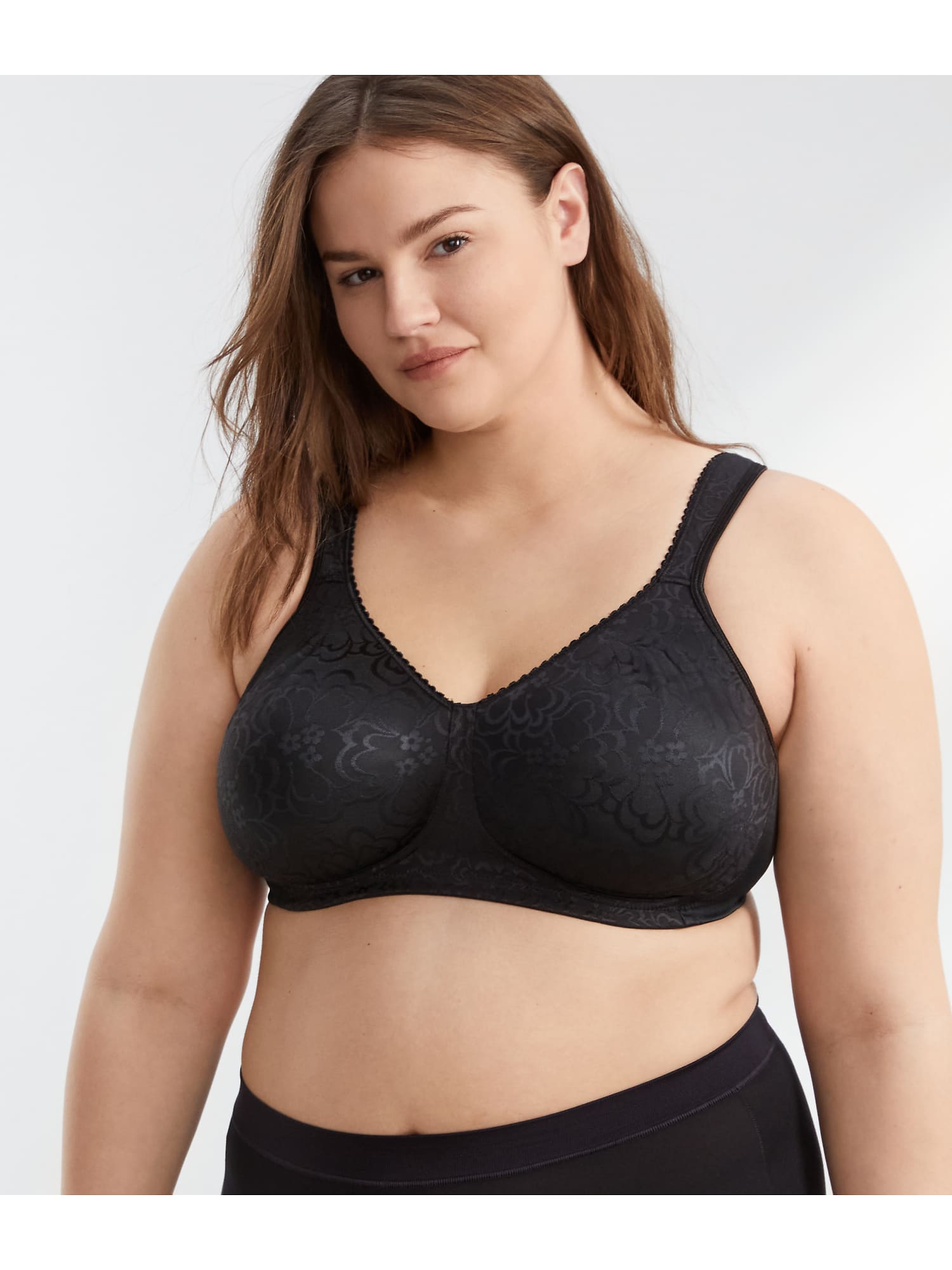 Black Playtex 18 Hour Ultimate Lift & Support Wirefree Bra 40dd 40 DD 4745  for sale online