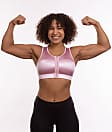 ENELL Cotton Candy High Impact Wire-Free Racerback Sports Bra, US 7, NWOT 