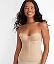 Dominique Brianna Low Back Strapless Longline Bra, 8980 - Macy's