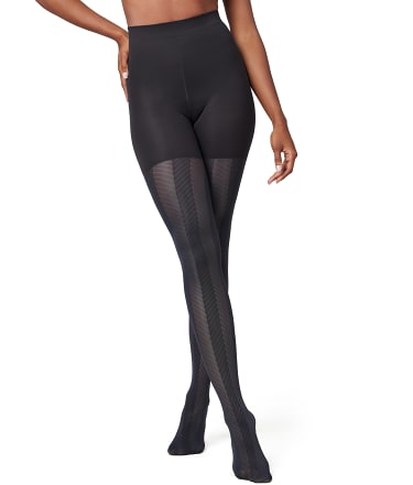 New Spanx Tight End Tights Black Size A Shapewear High Rise Opaque Hoisery  Shape