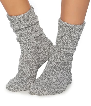 Barefoot Dreams CozyChic Heathered Plush Socks & Reviews | Bare Necessities  (Style 614)